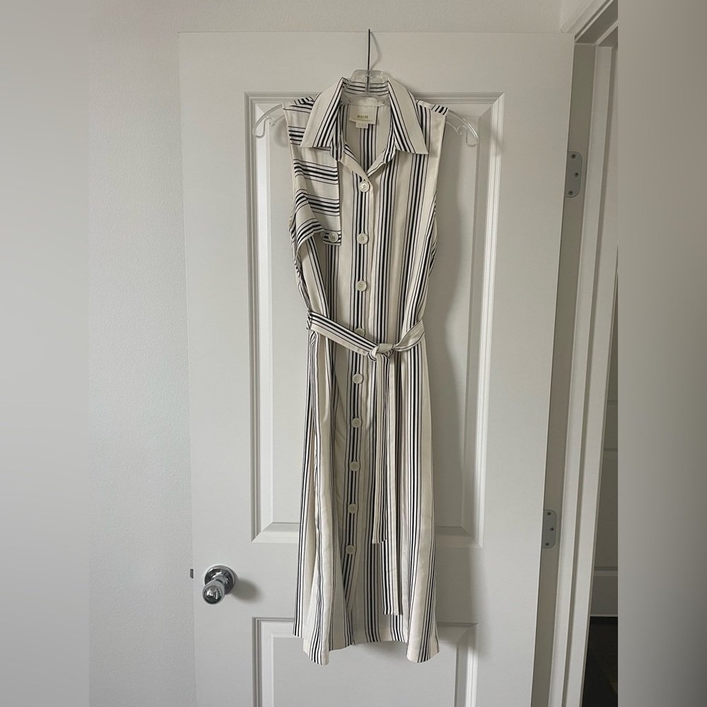 Maeve cream midi dress size 2 NWT